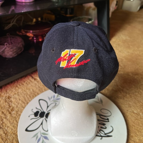 Nascar DeWalt Roush Racing Cap Hat Adjustable with Flames Matt Kenseth #17. - Picture 12 of 16